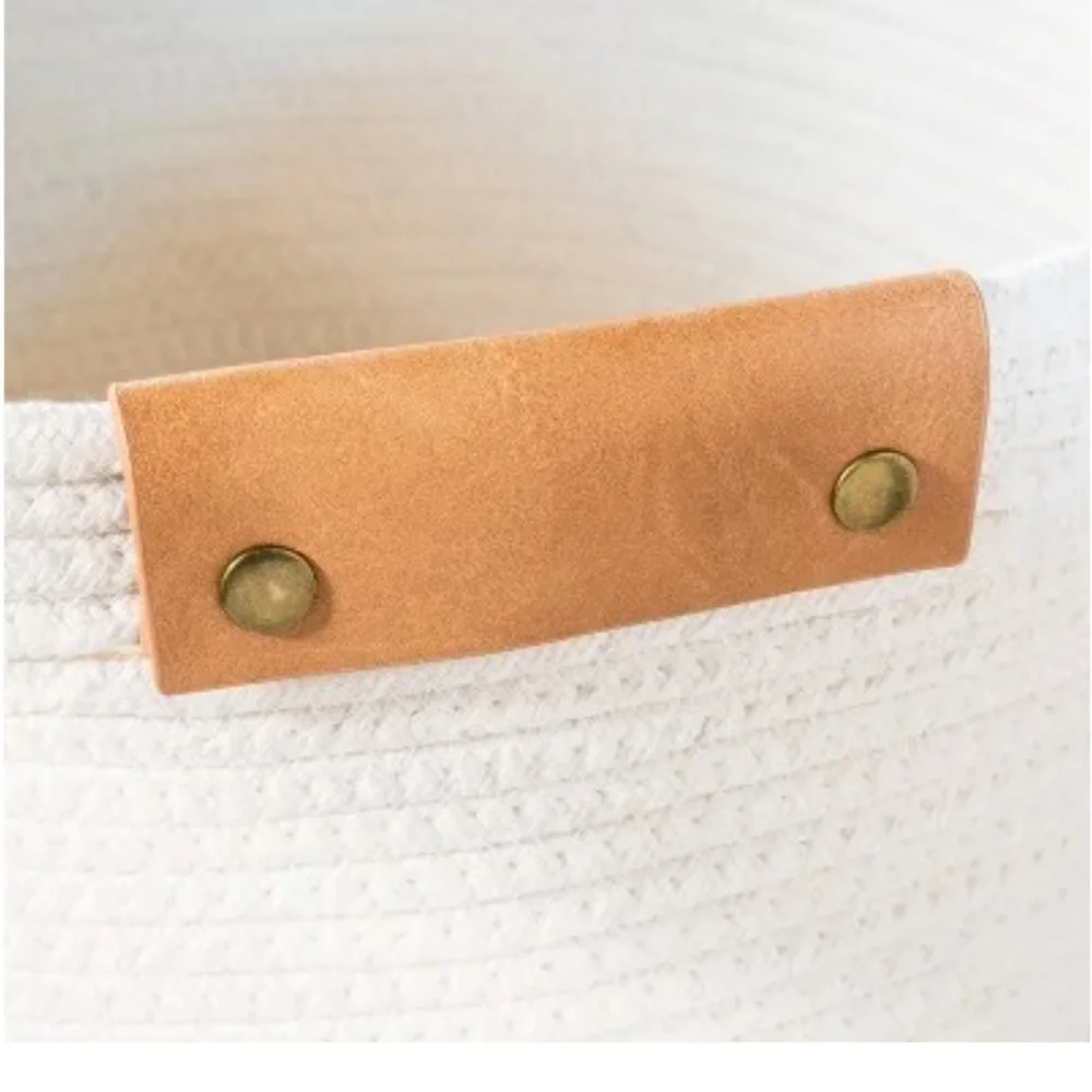 Decorative Coiled Rope Basket - Picture 7 of 12